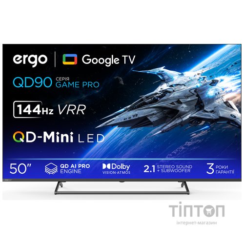 Телевізор ERGO 50MQD90 Game PRO
