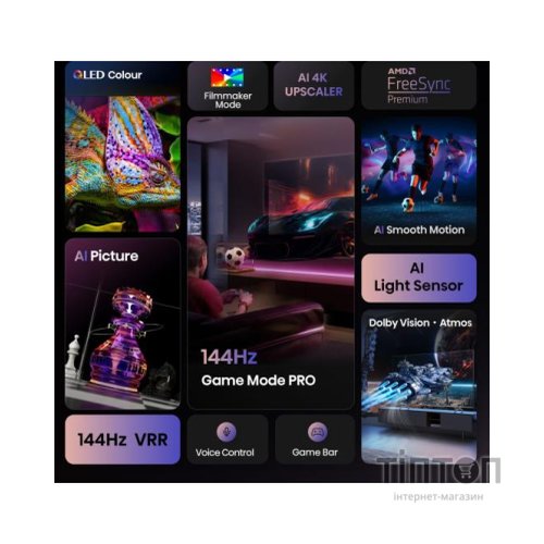 Телевізор Hisense 43E7Q PRO