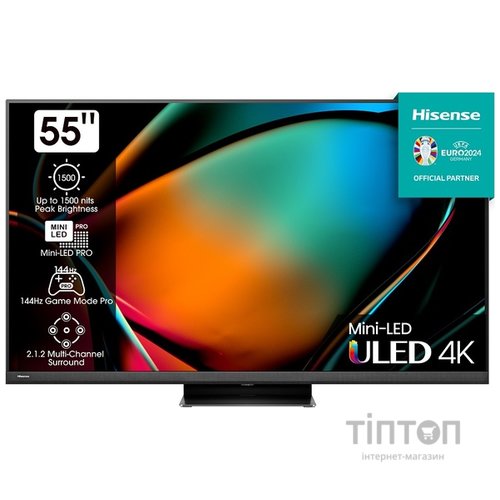 Телевізор HISENSE 55U8KQ рідкокристалічний