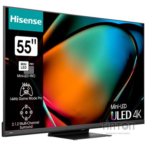 Телевізор HISENSE 55U8KQ рідкокристалічний