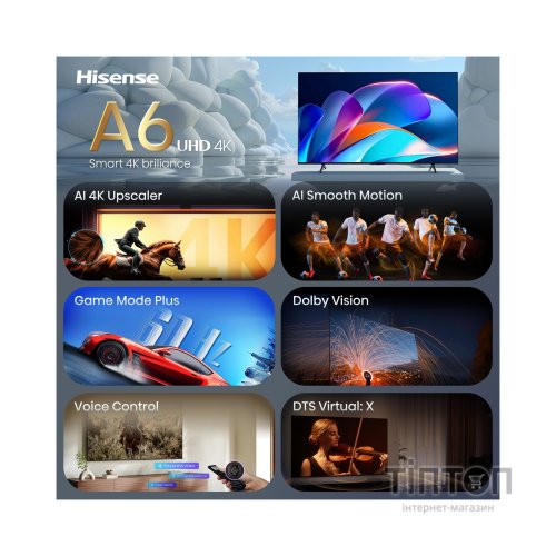 Телевізор Hisense 65A6S