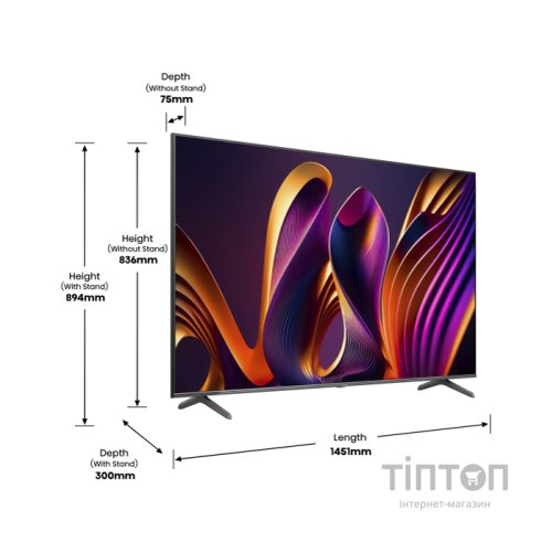 Телевізор Hisense 65E7NQ PRO