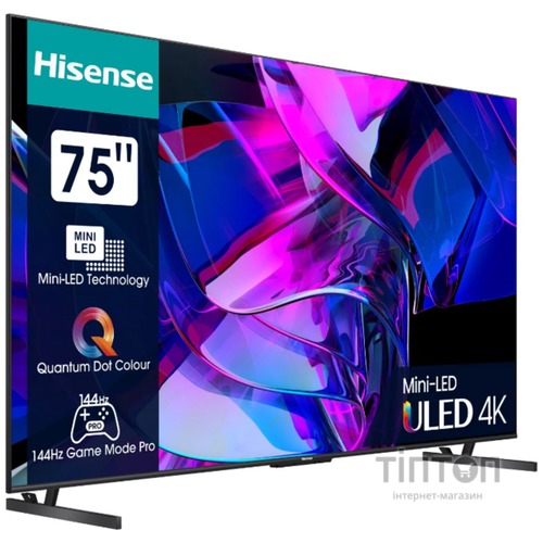 Телевізор HISENSE 75U7KQ рідкокристалічний