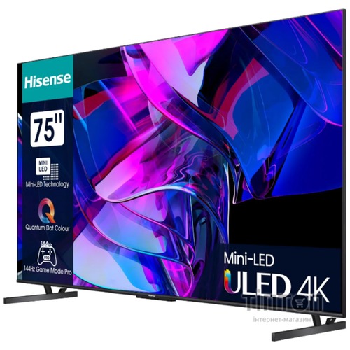 Телевізор HISENSE 75U7KQ рідкокристалічний