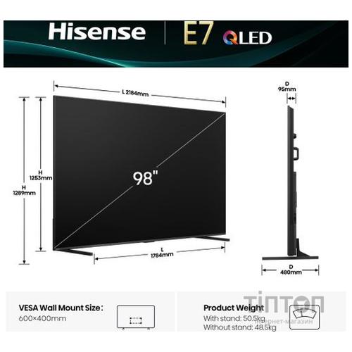 Телевізор Hisense 98E7Q