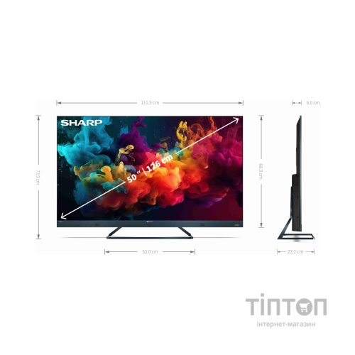 Телевізор Sharp C50FQ5E (4T-C50FQ5EM2AG)