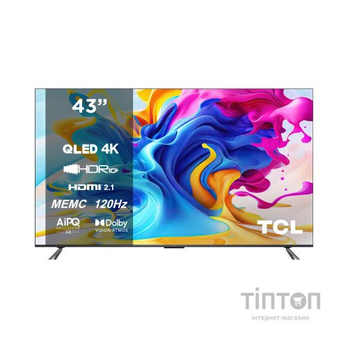 Телевізор TCL 43C645