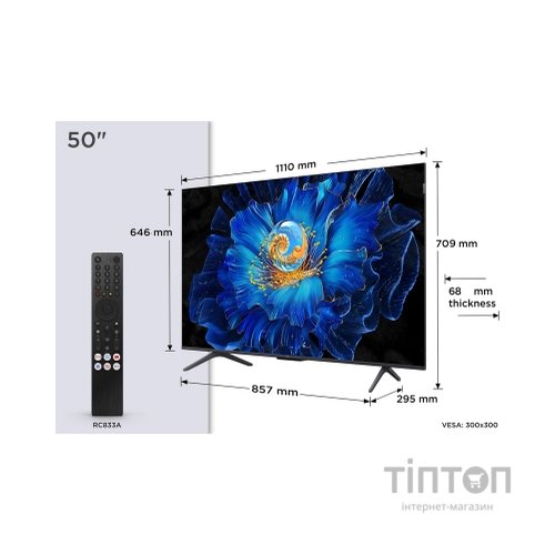 Телевізор TCL 50C6KS