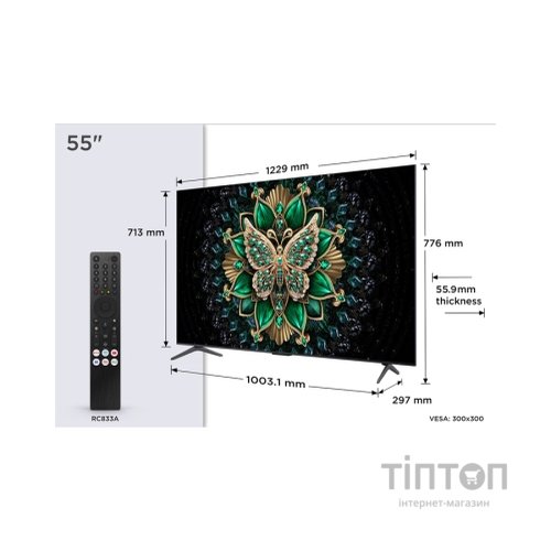 Телевізор TCL 55C6K