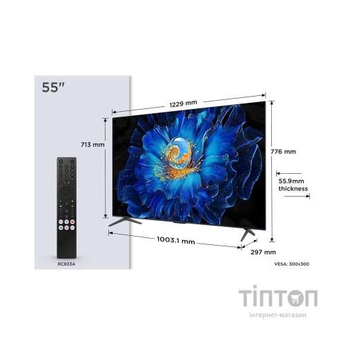 Телевізор TCL 55C6KS