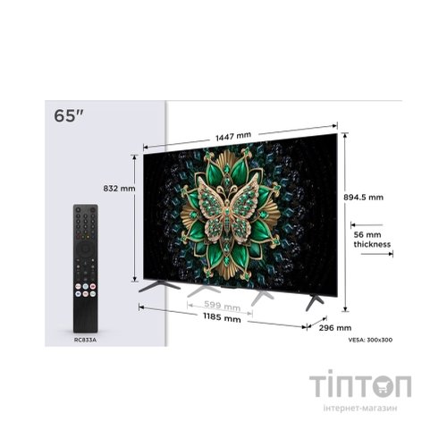 Телевізор TCL 65C6K