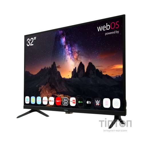 Телевізор Vinga S32HD26BWEB