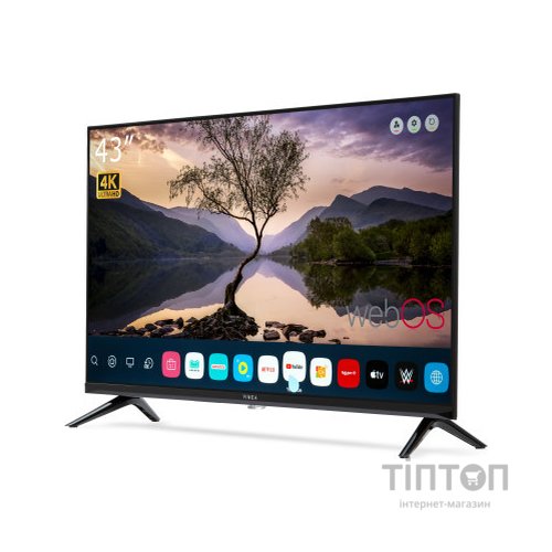 Телевізор Vinga S43UHD25BWEB