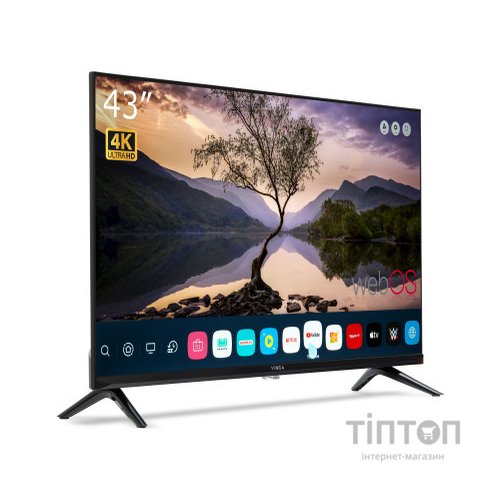 Телевізор Vinga S43UHD25BWEB