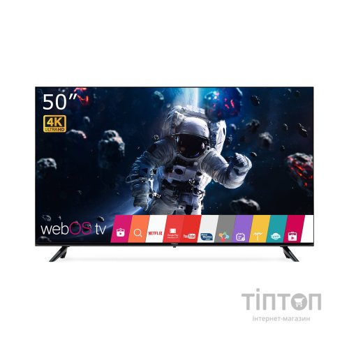 Телевізор Vinga S50UHD25BWEB