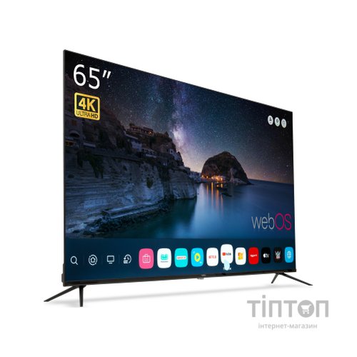 Телевізор Vinga S65UHD25BWEB