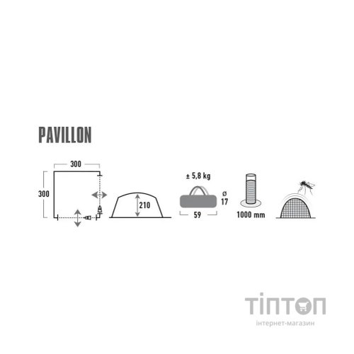 Тент High Peak Pavillon (928986)