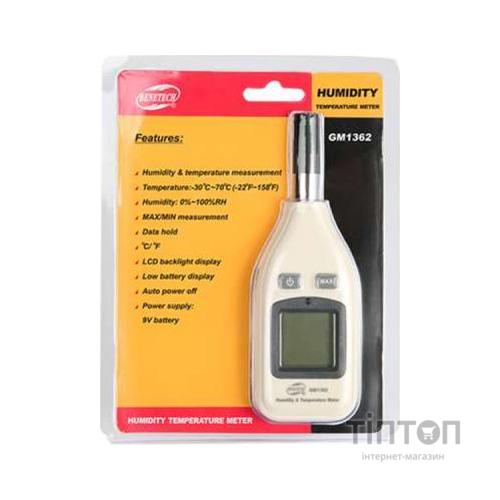Термо-гігрометр Benetech 0-100, -30-70C (GM1362)