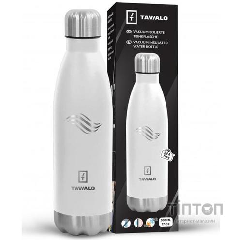 Термокружка Tavialo 500 мл матовий білий колір (191500102)