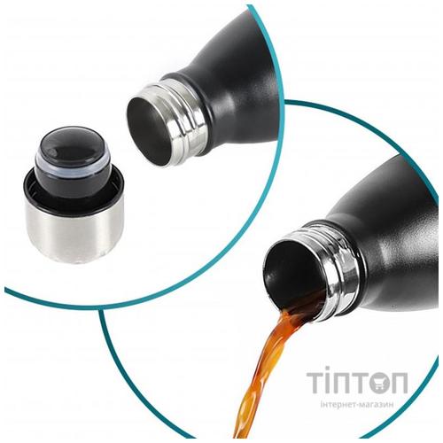 Термокружка Tavialo 500 мл матовий чорний колір (191500101)