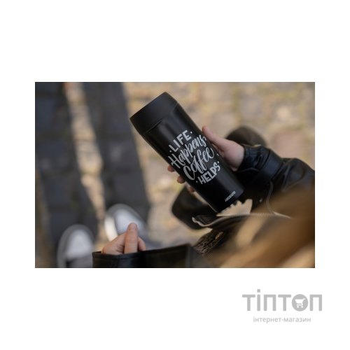 Термокружка Ardesto Coffee Time 450 мл Чорна (AR2645BC)