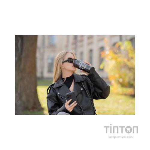 Термокружка Ardesto Coffee Time 450 мл Чорна (AR2645BC)