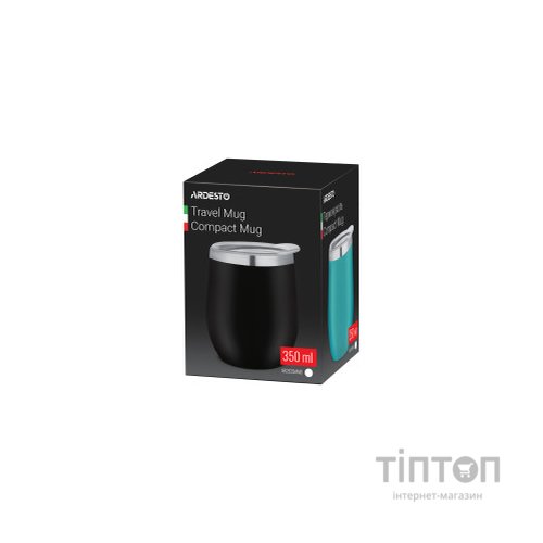 Термокружка Ardesto Compact Mug 350 мл Black (AR2635MMB)