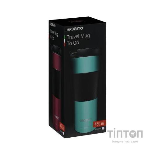 Термокружка Ardesto To Go 450 мл Black (AR2645SMB)