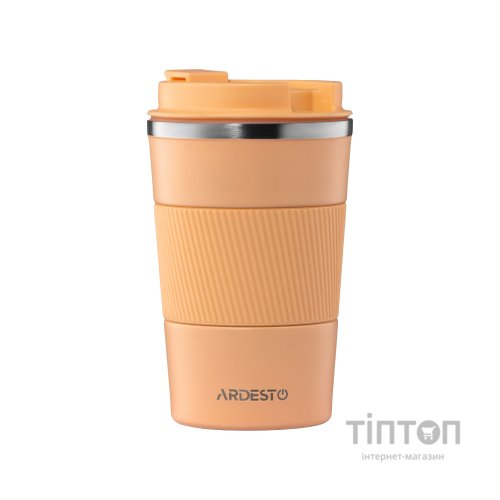 Термокружка Ardesto Urban Peach Fuzz 380мл, нержавіюча сталь (AR2638PF)