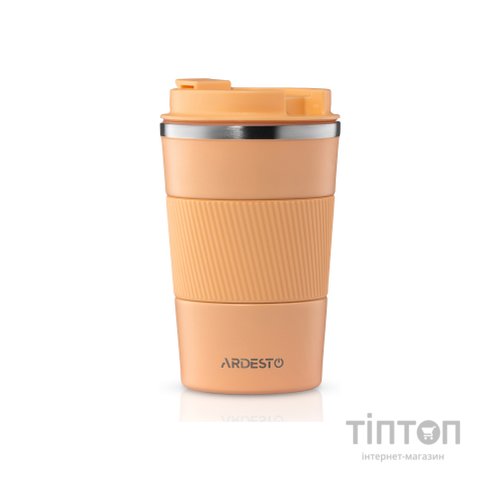 Термокружка Ardesto Urban Peach Fuzz 380мл, нержавіюча сталь (AR2638PF)