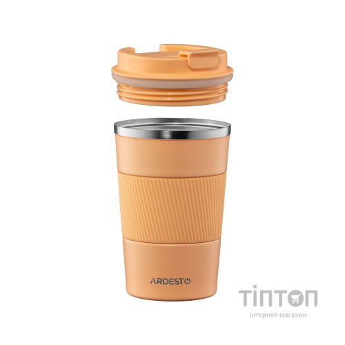 Термокружка Ardesto Urban Peach Fuzz 380мл, нержавіюча сталь (AR2638PF)