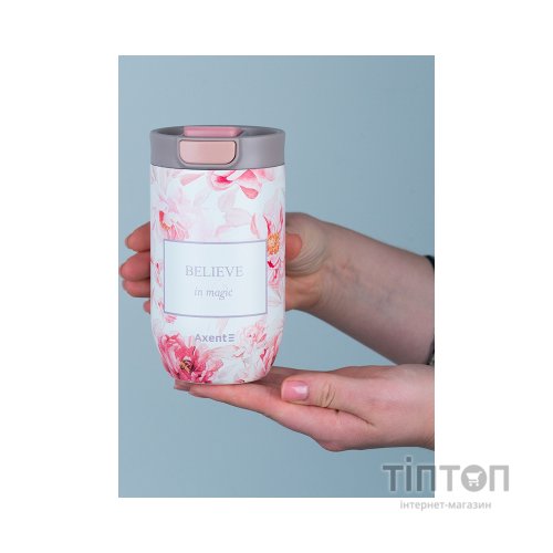 Термокружка Axent 350 мл Peony Dreams (8721-8-A-CC)