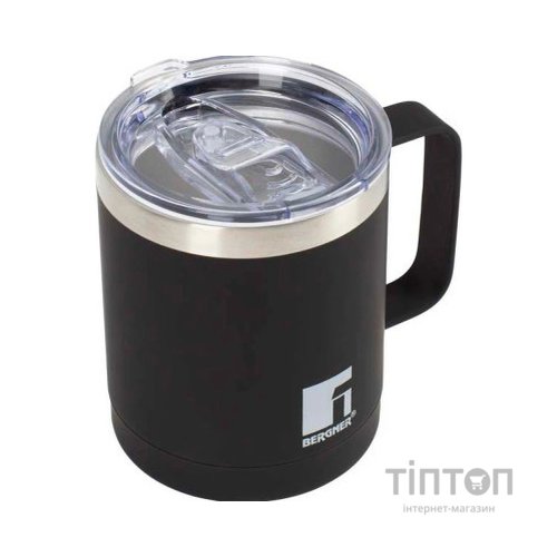 Термокружка Bergner Coffee & tea lovers 350 мл Black (BG-37788-BK)