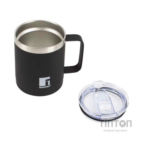 Термокружка Bergner Coffee & tea lovers 350 мл Black (BG-37788-BK)
