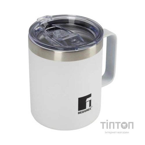 Термокружка Bergner Coffee & tea lovers 350 мл White (BG-37788-WH)