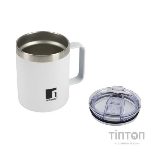Термокружка Bergner Coffee & tea lovers 350 мл White (BG-37788-WH)