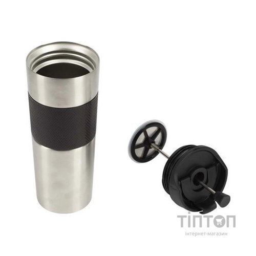 Термокружка Bergner Coffee & tea lovers 460 мл Black (BG-37789-BK)