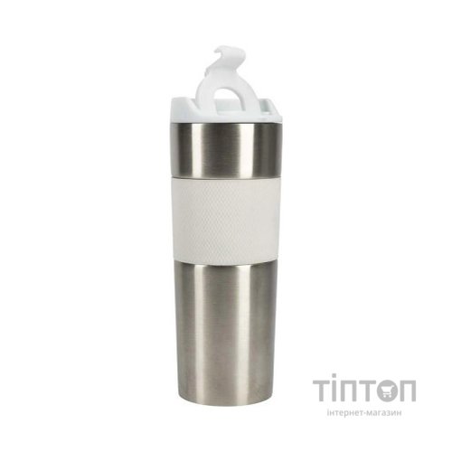 Термокружка Bergner Coffee & tea lovers 460 мл White (BG-37789-WH)