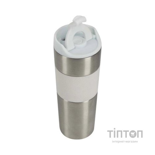 Термокружка Bergner Coffee & tea lovers 460 мл White (BG-37789-WH)