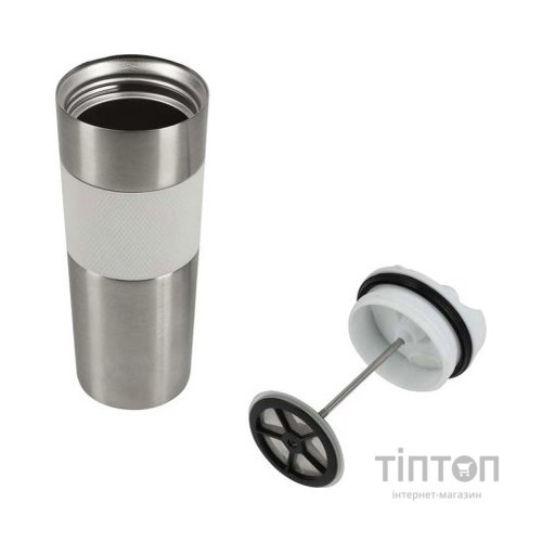Термокружка Bergner Coffee & tea lovers 460 мл White (BG-37789-WH)