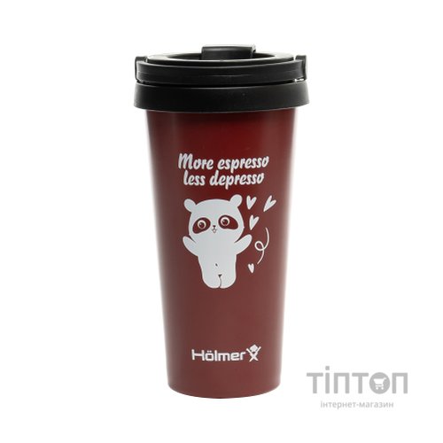 Термокружка Hölmer Coffee Time Брунатна (TC-0500-DR Coffee Time)