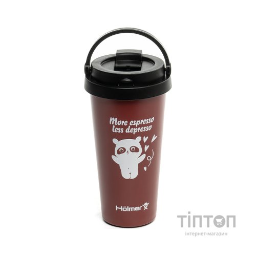 Термокружка Hölmer Coffee Time Брунатна (TC-0500-DR Coffee Time)