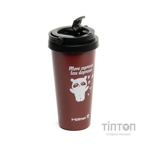 Термокружка Hölmer Coffee Time Брунатна (TC-0500-DR Coffee Time)