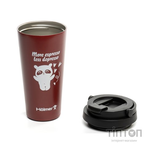Термокружка Hölmer Coffee Time Брунатна (TC-0500-DR Coffee Time)