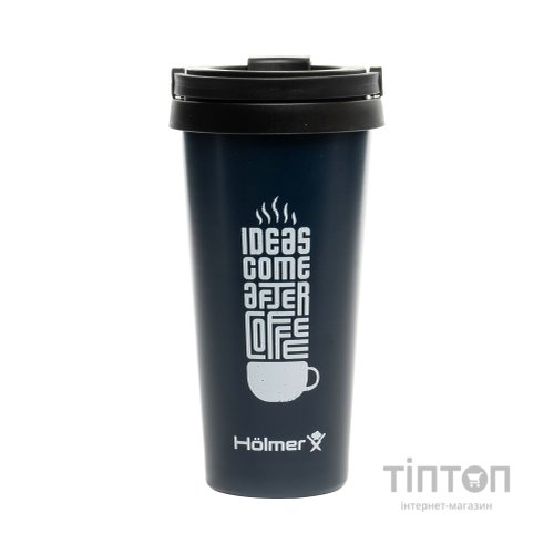 Термокружка Hölmer Coffee Time Темно-синя (TC-0500-DB Coffee Time)