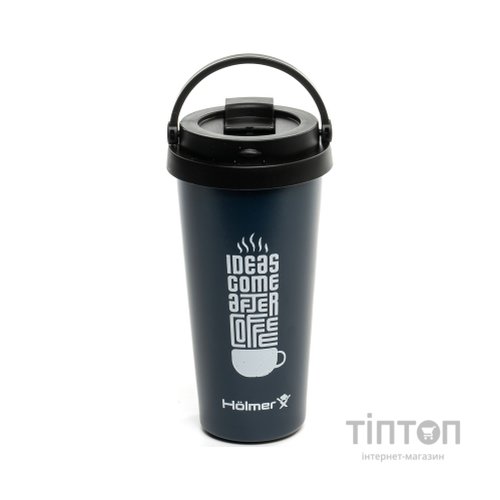 Термокружка Hölmer Coffee Time Темно-синя (TC-0500-DB Coffee Time)