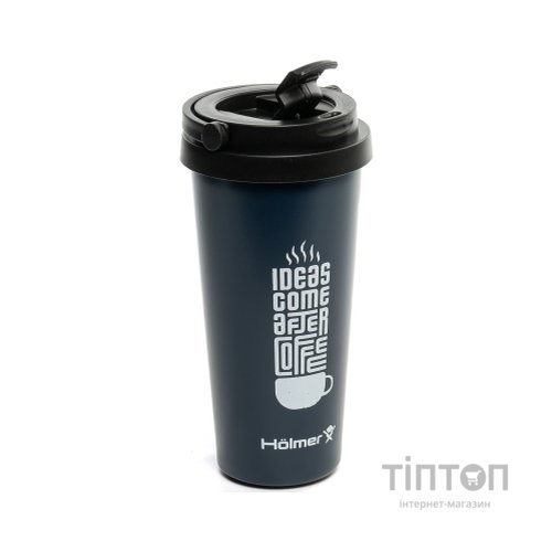 Термокружка Hölmer Coffee Time Темно-синя (TC-0500-DB Coffee Time)