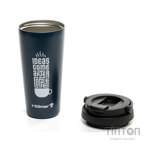 Термокружка Hölmer Coffee Time Темно-синя (TC-0500-DB Coffee Time)
