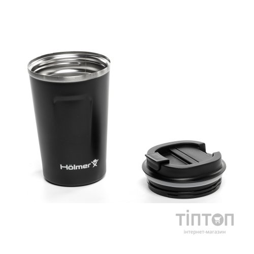 Термокружка Hölmer Compact Чорна (TC-0380-BL Compact)