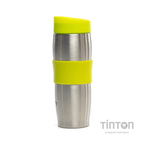 Термокружка Hölmer Elegance Сталева/Жовта (TC-0380-SG Elegance)
